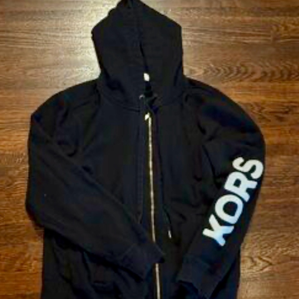Michaels  Kors Black hoodie  with Gold Zipper